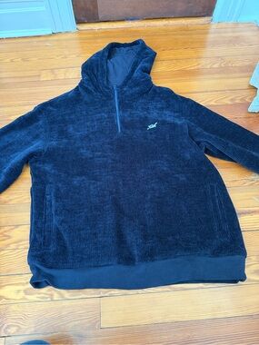 Kith Bonded Waffle Coleman Quarter Zip Hoodie-Nocturnal Size Large